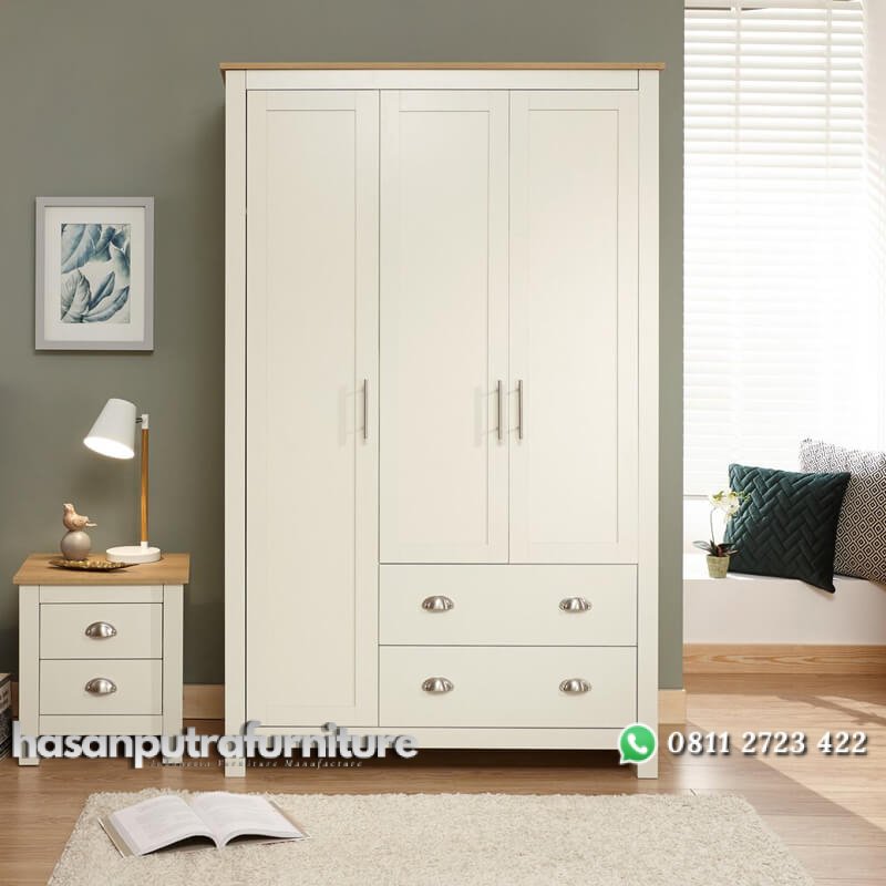 Lemari 3 Pintu Minimalis Model Putih Terbaru Hasan Putra Furniture Jepara - Indonesia Furniture 1 Lemari 3 Pintu Minimalis Model Putih Terbaru Hasan Putra Furniture Jepara - Indonesia Furniture