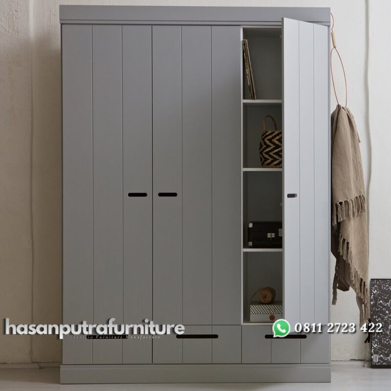 Lemari 3 Pintu Putih Model Minimalis 3 Laci Terbaru Hasan Putra Furniture Jepara - Indonesia Furniture 2 Lemari 3 Pintu Putih Model Minimalis 3 Laci Terbaru Hasan Putra Furniture Jepara - Indonesia Furniture - Gambar 2