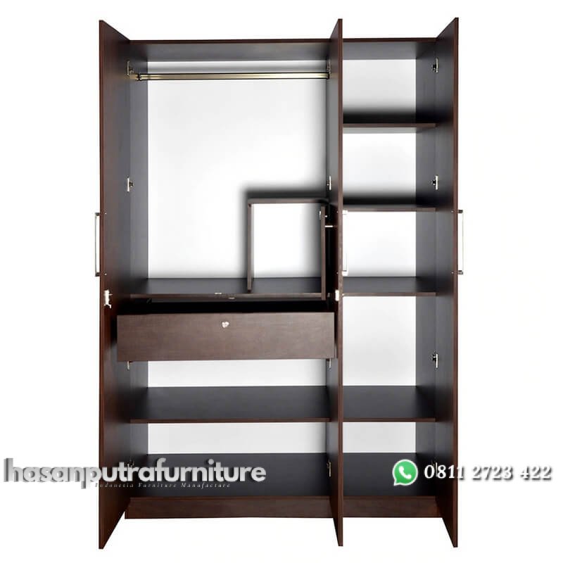 Lemari Baju Jati Jepara Arc Model Minimalis 3 Pintu Hasan Putra Furniture Jepara - Indonesia Furniture 3 Lemari Baju Jati Jepara Arc Model Minimalis 3 Pintu Hasan Putra Furniture Jepara - Indonesia Furniture - Gambar 3
