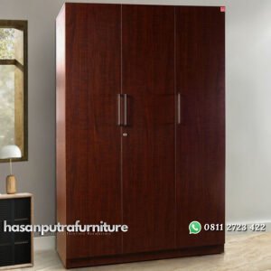 Lemari Baju Jati Jepara Arc Model Minimalis 3 Pintu Hasan Putra Furniture Jepara - Indonesia Furniture