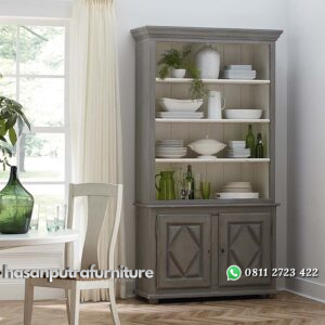 Lemari Dapur Kayu Model Vintage Hasan Putra Furniture Jepara - Indonesia Furniture