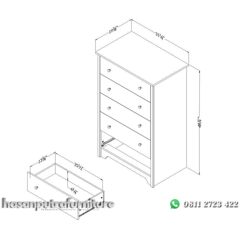 Lemari Laci Warna Putih Model Minimalis Dari Kayu Hasan Putra Furniture Jepara - Indonesia Furniture 2 Lemari Laci Warna Putih Model Minimalis Dari Kayu Hasan Putra Furniture Jepara - Indonesia Furniture - Gambar 2