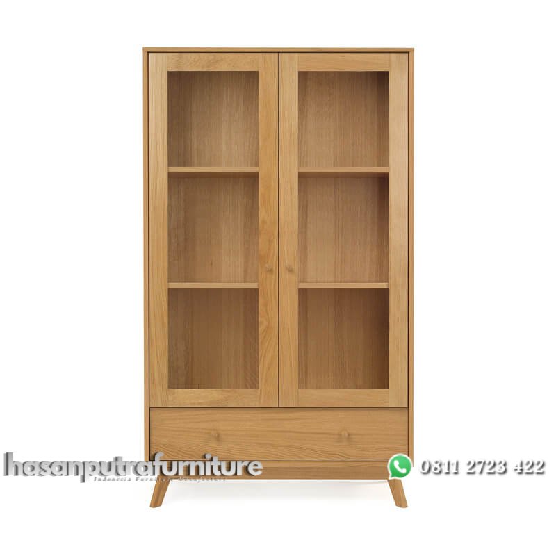 Lemari Pajangan Dapur Model Minimalis Retro Jati Hasan Putra Furniture Jepara - Indonesia Furniture 2 Lemari Pajangan Dapur Model Minimalis Retro Jati Hasan Putra Furniture Jepara - Indonesia Furniture - Gambar 2