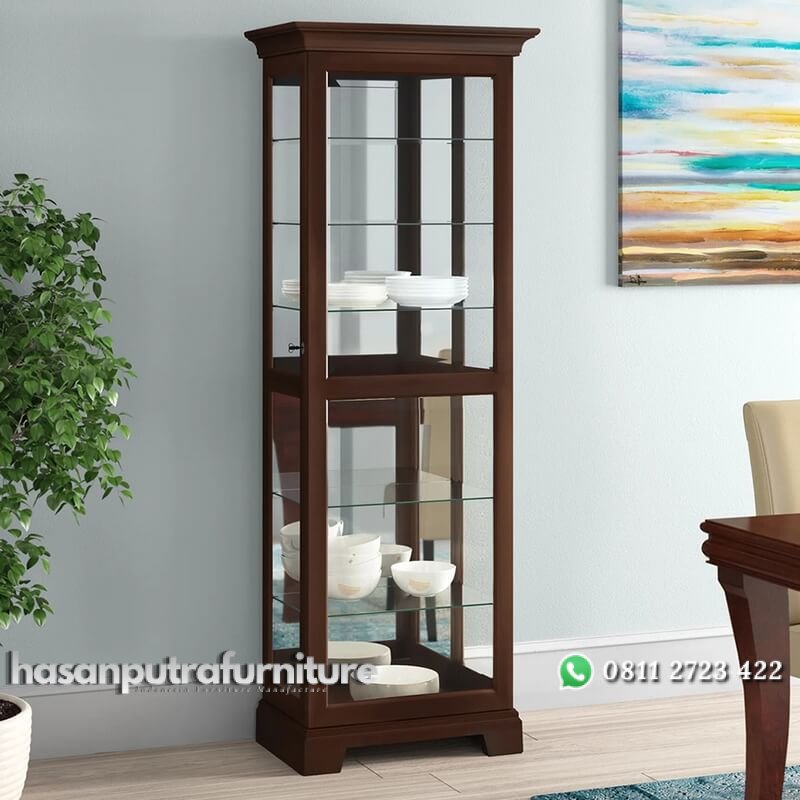 Lemari Pajangan Kayu Jati Britten Model Terbaru Hasan Putra Furniture Jepara - Indonesia Furniture 1 Lemari Pajangan Kayu Jati Britten Model Terbaru Hasan Putra Furniture Jepara - Indonesia Furniture