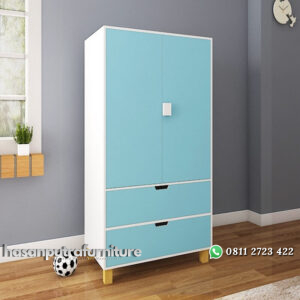 Lemari Pakaian Anak Model Minimalis Terbaru Hasan Putra Furniture Jepara - Indonesia Furniture