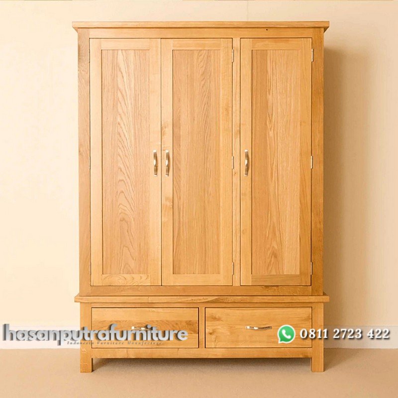 Lemari Pakaian Jati Minimalis 3 Pintu Terbaru Hasan Putra Furniture Jepara - Indonesia Furniture 2 Lemari Pakaian Jati Minimalis 3 Pintu Terbaru Hasan Putra Furniture Jepara - Indonesia Furniture - Gambar 2