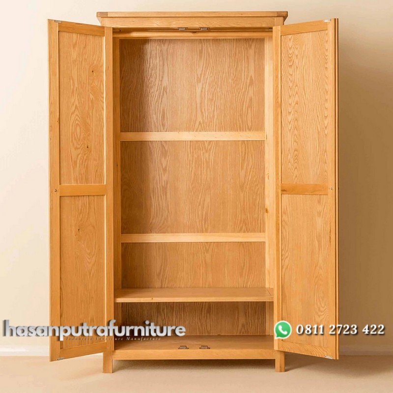 Lemari Pakaian Minimalis Jati 2 Pintu Laner Hasan Putra Furniture Jepara - Indonesia Furniture 3 Lemari Pakaian Minimalis Jati 2 Pintu Laner Hasan Putra Furniture Jepara - Indonesia Furniture - Gambar 3