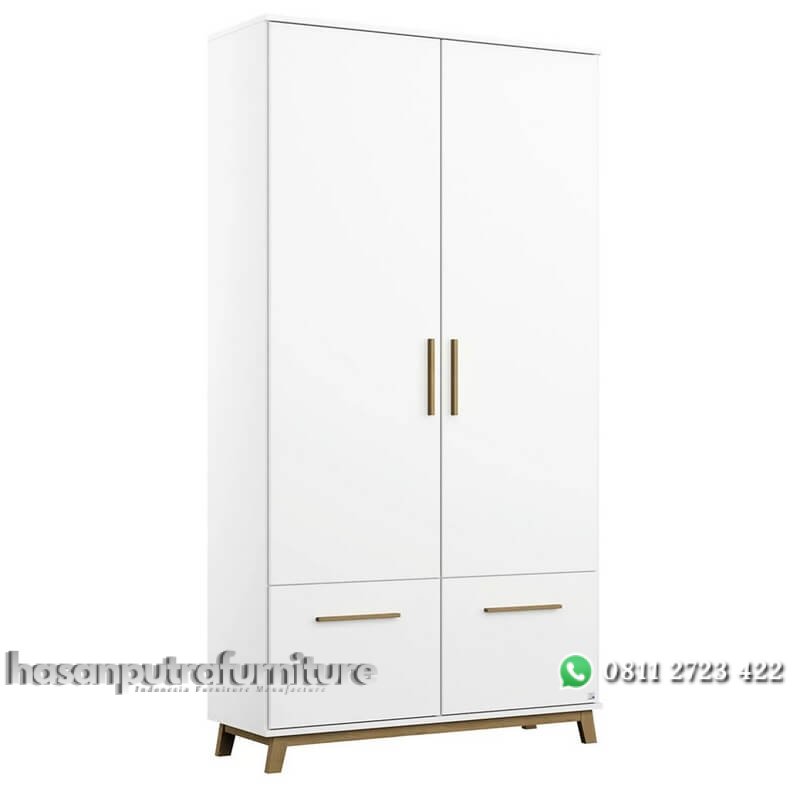 Lemari Pakaian Putih 2 Pintu Model Minimalis Hasan Putra Furniture Jepara - Indonesia Furniture 2 Lemari Pakaian Putih 2 Pintu Model Minimalis Hasan Putra Furniture Jepara - Indonesia Furniture - Gambar 2