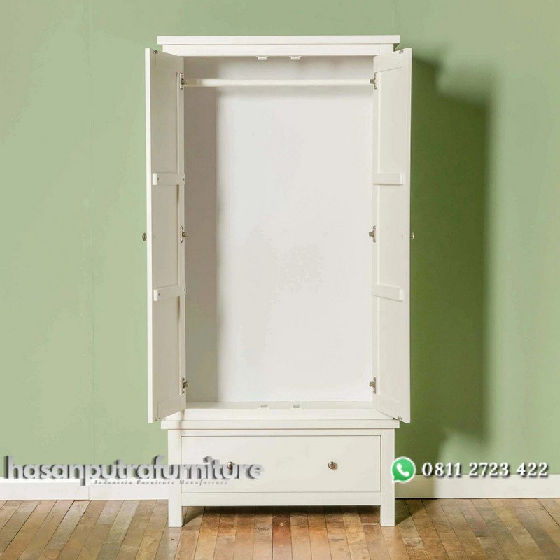 Lemari Pakaian Putih Minimalis 2 Pintu Baru Hasan Putra Furniture Jepara - Indonesia Furniture 3 Lemari Pakaian Putih Minimalis 2 Pintu Baru Hasan Putra Furniture Jepara - Indonesia Furniture - Gambar 3