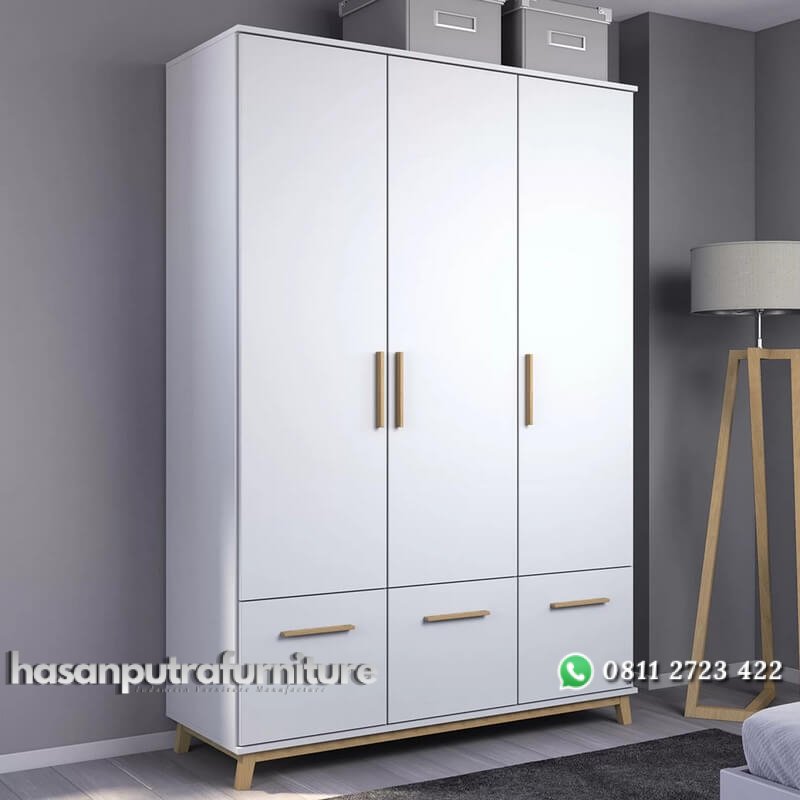 Lemari Pakaian Warna Putih Model Minimalis Hasan Putra Furniture Jepara - Indonesia Furniture 1 Lemari Pakaian Warna Putih Model Minimalis Hasan Putra Furniture Jepara - Indonesia Furniture
