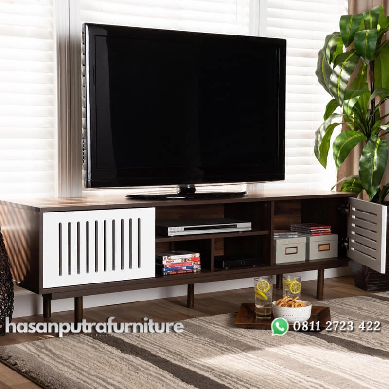 Meja TV Retro Model Minimalis Kayu Jati Terbaru Hasan Putra Furniture Jepara - Indonesia Furniture 2 Meja TV Retro Model Minimalis Kayu Jati Terbaru Hasan Putra Furniture Jepara - Indonesia Furniture - Gambar 2