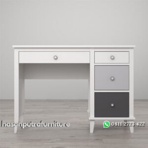 Meja Belajar Anak Putih ID 48 Hasan Putra Furniture Jepara - Indonesia Furniture