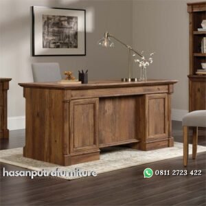Meja Direktur Minimalis Jati Hasan Putra Furniture Jepara - Indonesia Furniture