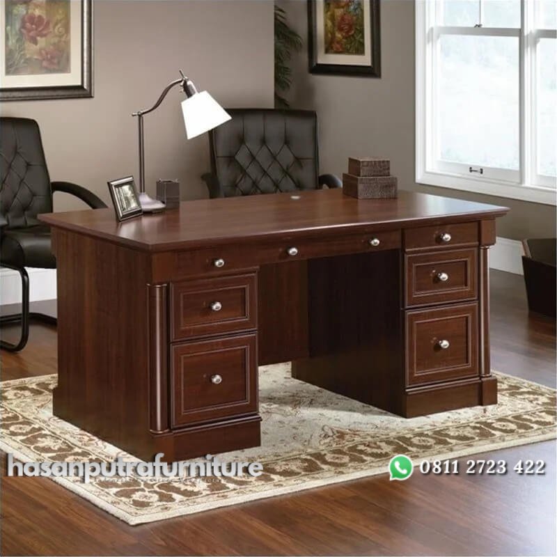 Meja Kantor Jati Model Minimalis Terbaru Hasan Putra Furniture Jepara - Indonesia Furniture 2 Meja Kantor Jati Model Minimalis Terbaru Hasan Putra Furniture Jepara - Indonesia Furniture - Gambar 2