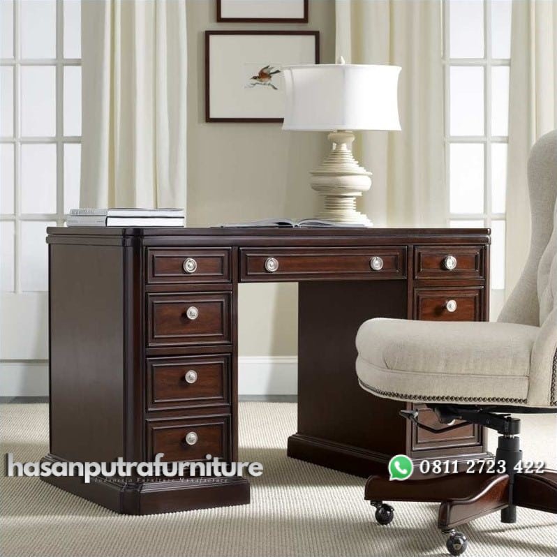 Meja Kantor Kayu Jati 8 Laci Hasan Putra Furniture Jepara - Indonesia Furniture 1 Meja Kantor Kayu Jati 8 Laci Hasan Putra Furniture Jepara - Indonesia Furniture