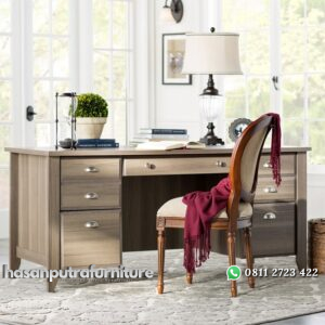 Meja Kantor + Kursi JH-ID 005 Hasan Putra Furniture Jepara - Indonesia Furniture