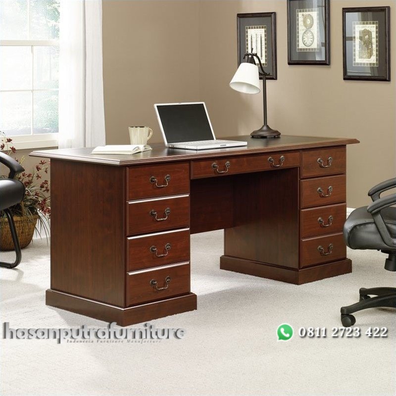 Meja Kantor Minimalis Dari Kayu Jati Hasan Putra Furniture Jepara - Indonesia Furniture 2 Meja Kantor Minimalis Dari Kayu Jati Hasan Putra Furniture Jepara - Indonesia Furniture - Gambar 2