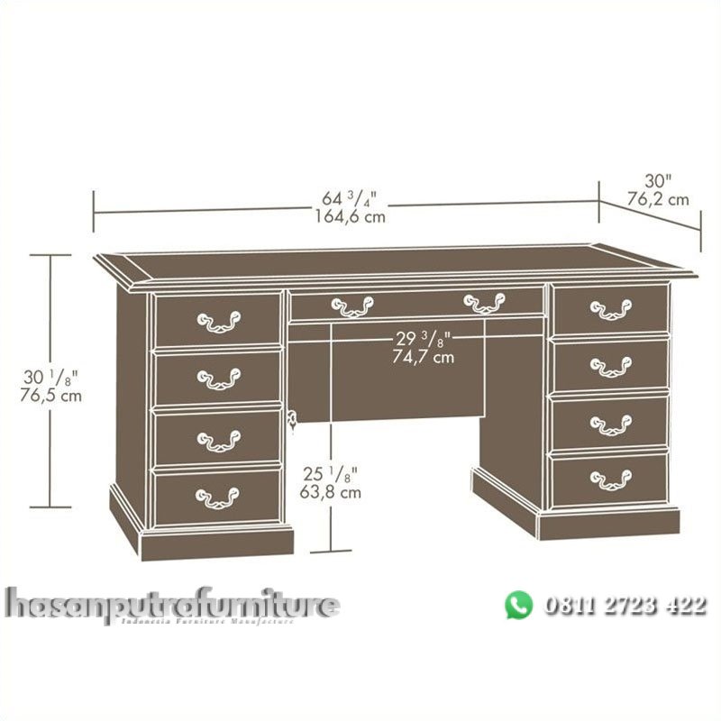 Meja Kantor Minimalis Dari Kayu Jati Hasan Putra Furniture Jepara - Indonesia Furniture 4 Meja Kantor Minimalis Dari Kayu Jati Hasan Putra Furniture Jepara - Indonesia Furniture - Gambar 4