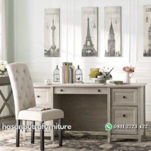 Meja Kerja Minimalis Modern Mindi Hasan Putra Furniture Jepara - Indonesia Furniture