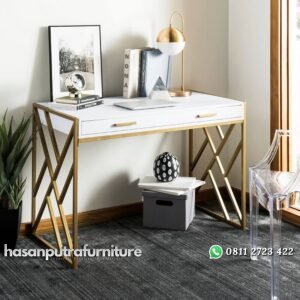 Meja Kerja Stainless Steel Safavieh Model Terbaru Hasan Putra Furniture Jepara - Indonesia Furniture