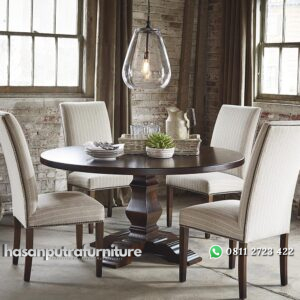 Set Meja Makan 4 Kursi Hasan Putra Furniture Jepara - Indonesia Furniture