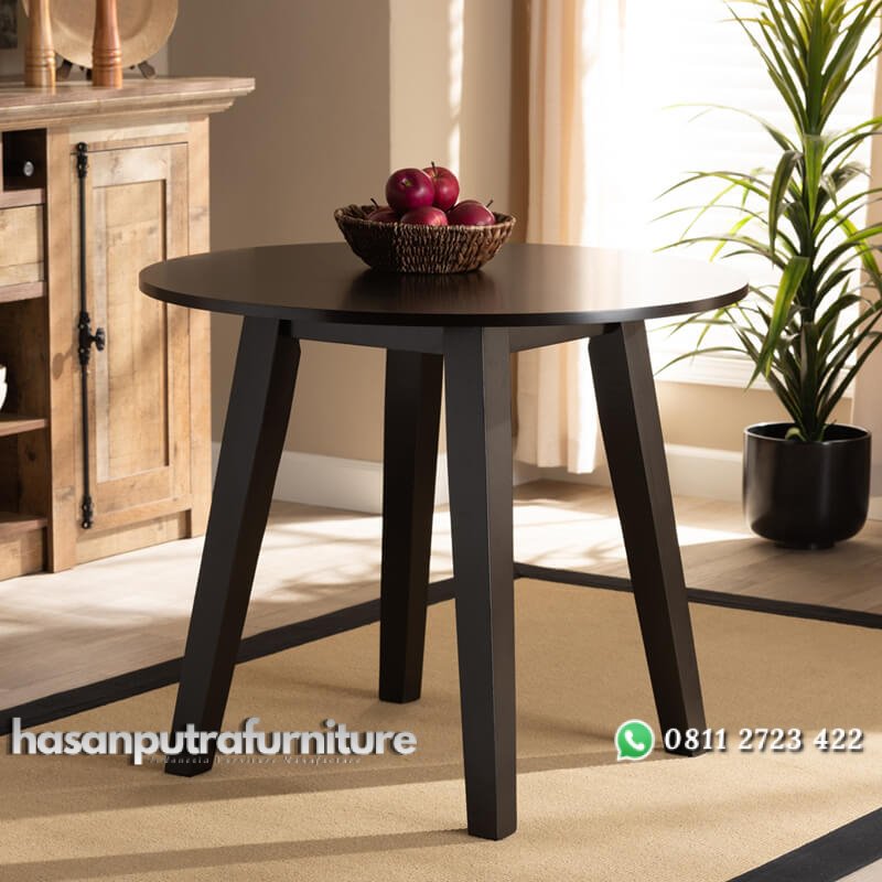 Meja Makan Bundar Terbaru Gaya Minimalis Jati Hasan Putra Furniture Jepara - Indonesia Furniture 2 Meja Makan Bundar Terbaru Gaya Minimalis Jati Hasan Putra Furniture Jepara - Indonesia Furniture - Gambar 2