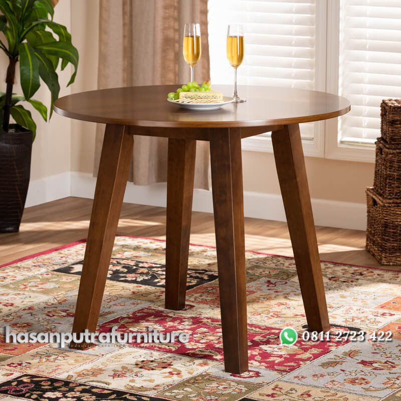 Meja Makan Bundar Terbaru Gaya Minimalis Jati Hasan Putra Furniture Jepara - Indonesia Furniture 1 Meja Makan Bundar Terbaru Gaya Minimalis Jati Hasan Putra Furniture Jepara - Indonesia Furniture