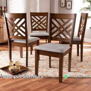 Kursi Makan Jati Model Minimalis Terbaru Hasan Putra Furniture Jepara - Indonesia Furniture