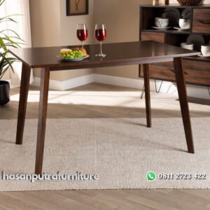 Meja Makan Jati Minimalis Mathilda Model Terbaru Hasan Putra Furniture Jepara - Indonesia Furniture