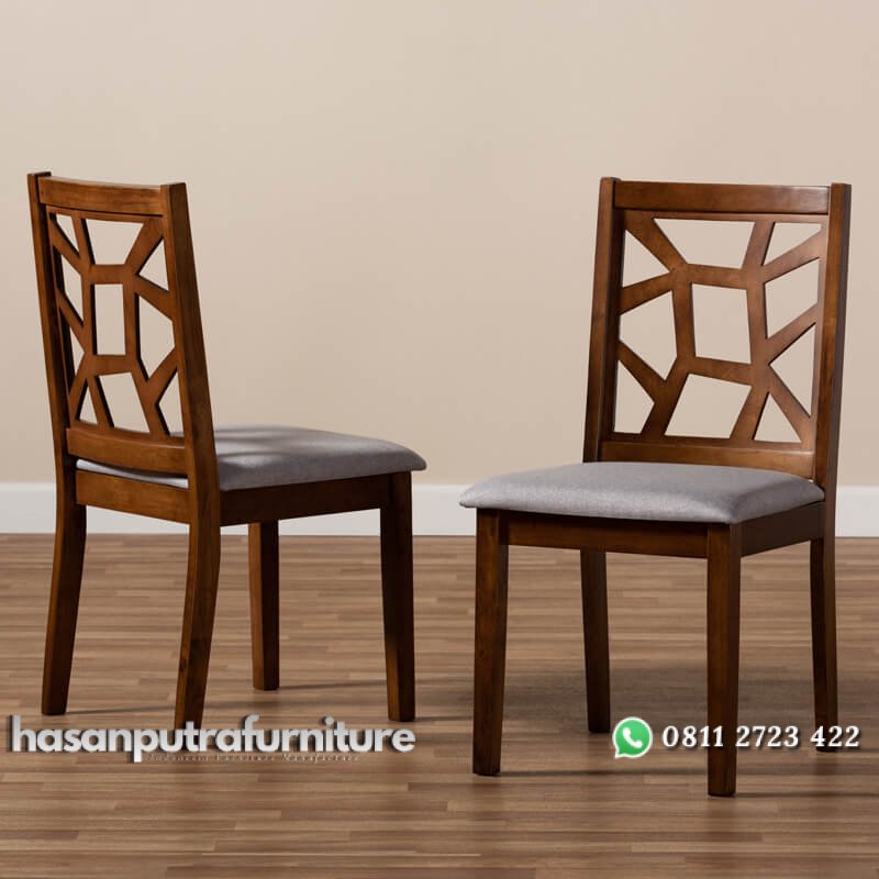 Kursi Makan Kayu Jati Model Minimalis In Walnut Hasan Putra Furniture Jepara - Indonesia Furniture 2 Kursi Makan Kayu Jati Model Minimalis In Walnut Hasan Putra Furniture Jepara - Indonesia Furniture - Gambar 2