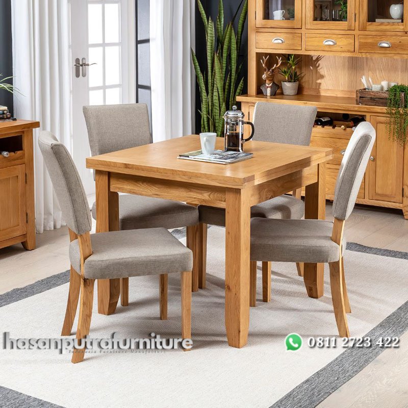 Meja Makan Minimalis 4 Kursi Jok Hasan Putra Furniture Jepara - Indonesia Furniture 1 Meja Makan Minimalis 4 Kursi Jok Hasan Putra Furniture Jepara - Indonesia Furniture