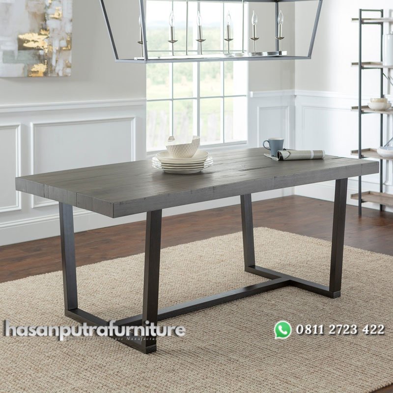 Meja Makan Modern Kaki Besi Model Minimalis Hasan Putra Furniture Jepara - Indonesia Furniture 3 Meja Makan Modern Kaki Besi Model Minimalis Hasan Putra Furniture Jepara - Indonesia Furniture - Gambar 3