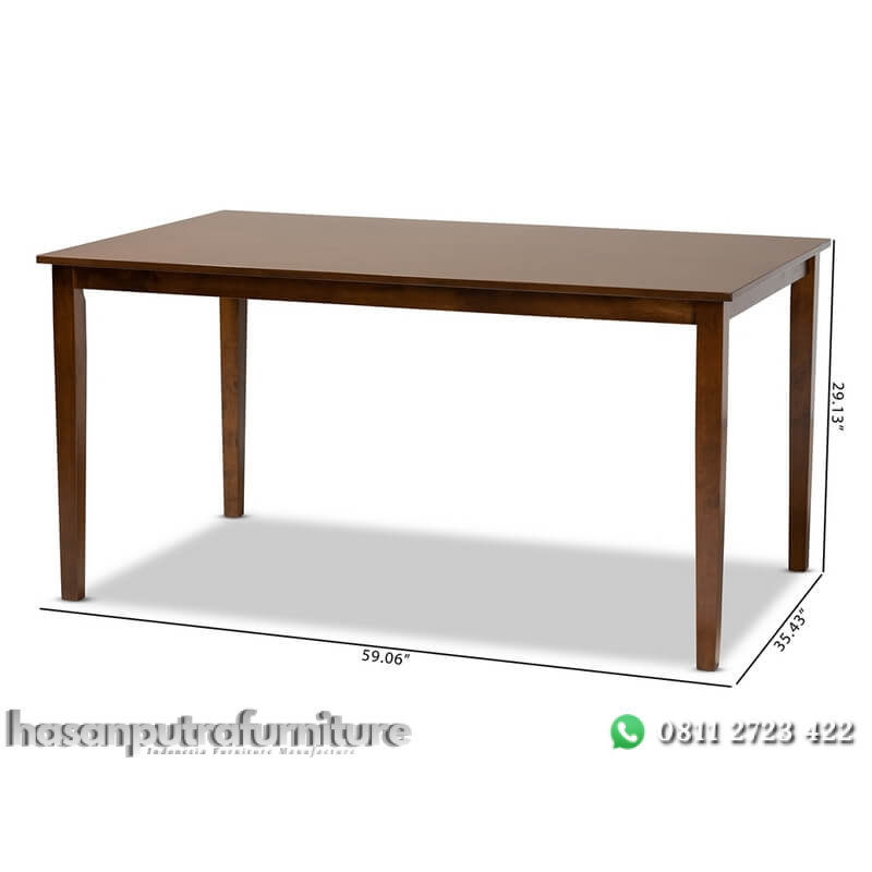 Meja Makan Persegi Panjang Minimalis Jati Terbaru Hasan Putra Furniture Jepara - Indonesia Furniture 3 Meja Makan Persegi Panjang Minimalis Jati Terbaru Hasan Putra Furniture Jepara - Indonesia Furniture - Gambar 3