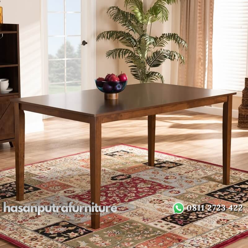 Meja Makan Persegi Panjang Minimalis Jati Terbaru Hasan Putra Furniture Jepara - Indonesia Furniture 1 Meja Makan Persegi Panjang Minimalis Jati Terbaru Hasan Putra Furniture Jepara - Indonesia Furniture