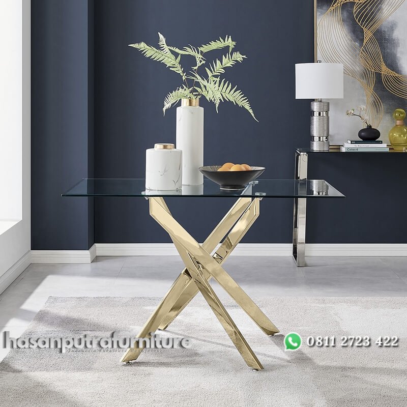 Meja Makan Stainless Minimalis Leo Model Terbaru Hasan Putra Furniture Jepara - Indonesia Furniture 2 Meja Makan Stainless Minimalis Leo Model Terbaru Hasan Putra Furniture Jepara - Indonesia Furniture - Gambar 2