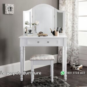 Meja Rias Duco Putih Minimalis Gaya Baru Hasan Putra Furniture Jepara - Indonesia Furniture