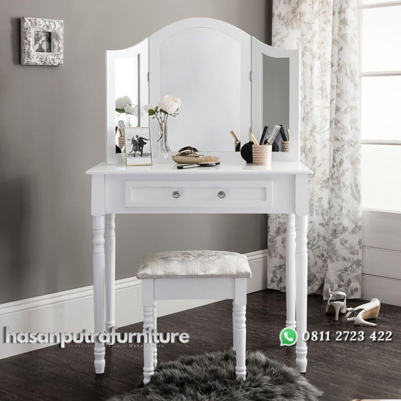 Meja Rias Duco Putih Minimalis Gaya Baru Hasan Putra Furniture Jepara - Indonesia Furniture 1 Meja Rias Duco Putih Minimalis Gaya Baru Hasan Putra Furniture Jepara - Indonesia Furniture