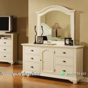 Meja Rias Minimalis “Putih Gading” Cessy Hasan Putra Furniture Jepara - Indonesia Furniture