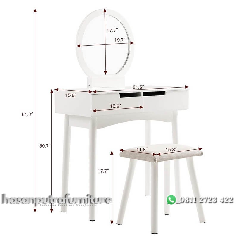 Meja Rias Putih Minimalis Model Terbaru Jepara Hasan Putra Furniture Jepara - Indonesia Furniture 3 Meja Rias Putih Minimalis Model Terbaru Jepara Hasan Putra Furniture Jepara - Indonesia Furniture - Gambar 3