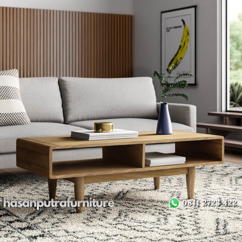 Meja Tamu Jati Model Minimalis Kaki Retro Hasan Putra Furniture Jepara - Indonesia Furniture 2 Meja Tamu Jati Model Minimalis Kaki Retro Hasan Putra Furniture Jepara - Indonesia Furniture - Gambar 2
