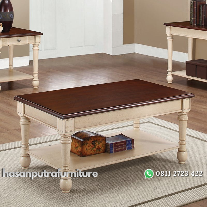 Meja Tamu Kayu Kombinasi Putih Salak Hasan Putra Furniture Jepara - Indonesia Furniture 2 Meja Tamu Kayu Kombinasi Putih Salak Hasan Putra Furniture Jepara - Indonesia Furniture - Gambar 2