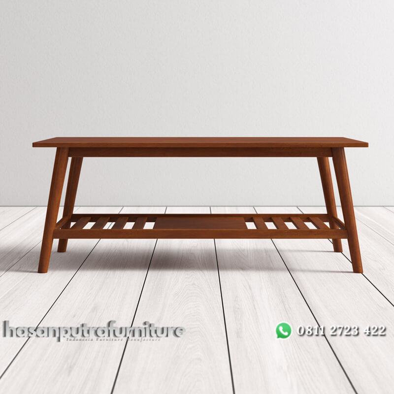 Meja Tamu Kayu Jati Model Minimalis In Walnut Hasan Putra Furniture Jepara - Indonesia Furniture 2 Meja Tamu Kayu Jati Model Minimalis In Walnut Hasan Putra Furniture Jepara - Indonesia Furniture - Gambar 2
