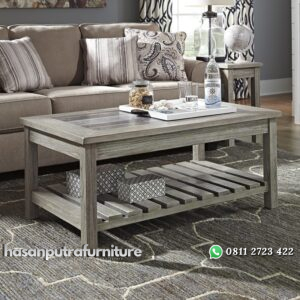 Meja Tamu Kayu Klasik Mindi Hasan Putra Furniture Jepara - Indonesia Furniture