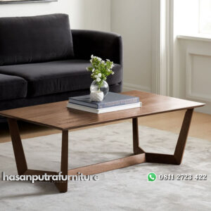 Meja Tamu Minimalis Terbaru Dari Kayu Jati Hasan Putra Furniture Jepara - Indonesia Furniture
