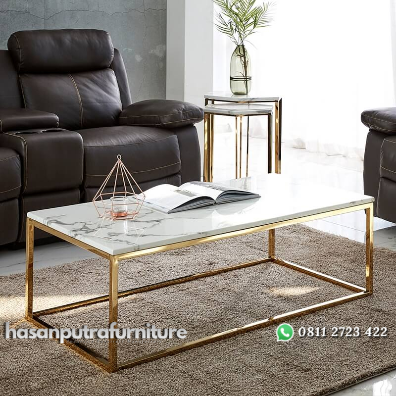 Meja Tamu Stainless Marmer Model Minimalis Hasan Putra Furniture Jepara - Indonesia Furniture 1 Meja Tamu Stainless Marmer Model Minimalis Hasan Putra Furniture Jepara - Indonesia Furniture