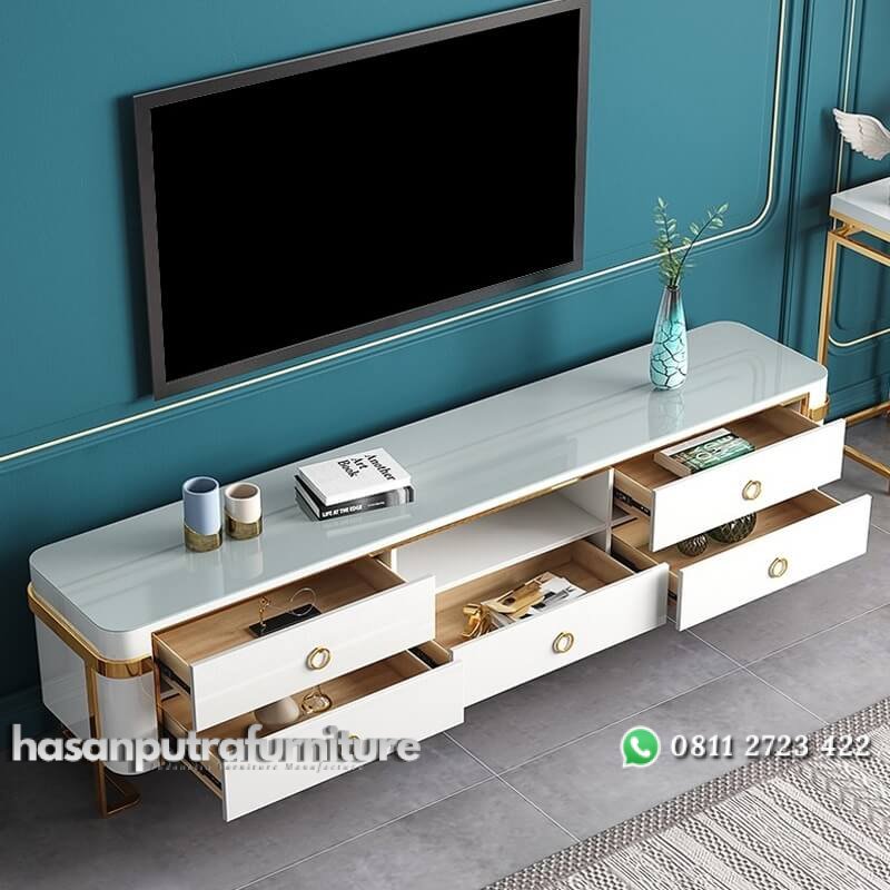 Meja TV Stainless Modern Model Minimalis Terbaru Hasan Putra Furniture Jepara - Indonesia Furniture 3 Meja TV Stainless Modern Model Minimalis Terbaru Hasan Putra Furniture Jepara - Indonesia Furniture - Gambar 3