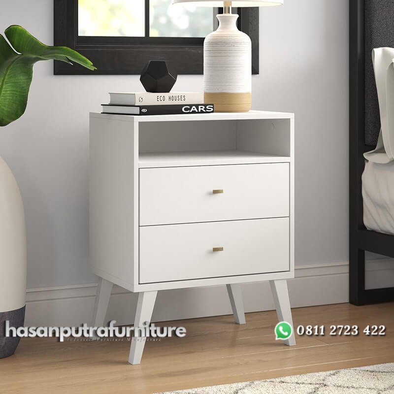 Nakas Minimalis Putih Model Terbaru Dari Kayu Hasan Putra Furniture Jepara - Indonesia Furniture 1 Nakas Minimalis Putih Model Terbaru Dari Kayu Hasan Putra Furniture Jepara - Indonesia Furniture