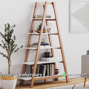 Rak Buku Minimalis Modern Model Terbaru 2022 Hasan Putra Furniture Jepara - Indonesia Furniture