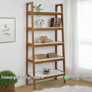 Rak Buku Minimalis Terbaru Dari Kayu Jati Jepara Hasan Putra Furniture Jepara - Indonesia Furniture