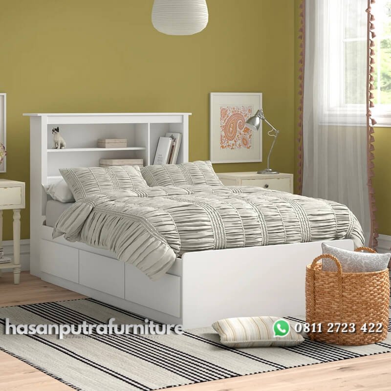 Ranjang Anak Minimalis Terbaru Warna Putih Hasan Putra Furniture Jepara - Indonesia Furniture 1 Ranjang Anak Minimalis Terbaru Warna Putih Hasan Putra Furniture Jepara - Indonesia Furniture